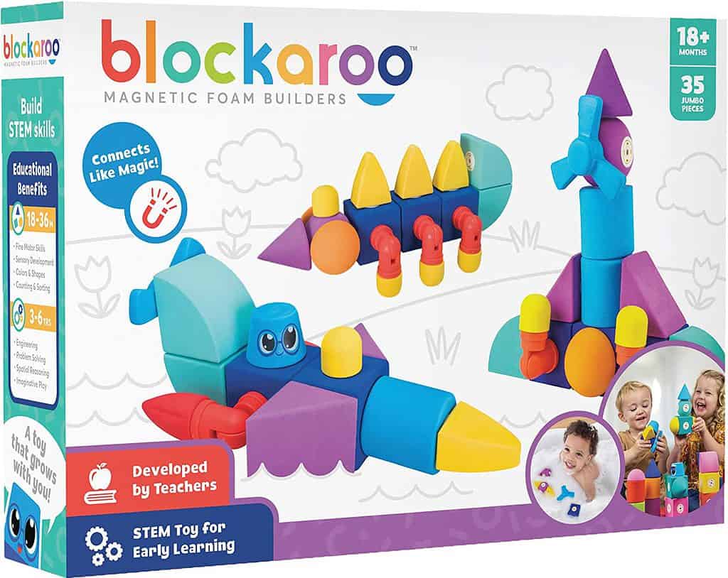 Blockaroo Magnetic Foam Building Blocks