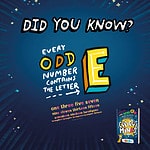 Odd Number Fact Card